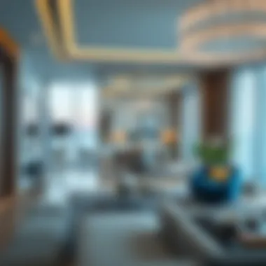 An elegant apartment interior reflecting contemporary design