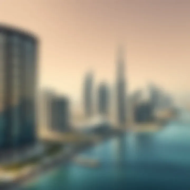 A panoramic view of Dubai's skyline showcasing modern architecture
