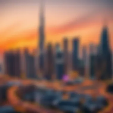 Dubai skyline showcasing urban beauty