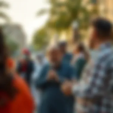 Community Engagement Activities in JVC Residents engaging in a community event in Jumeirah Village Circle