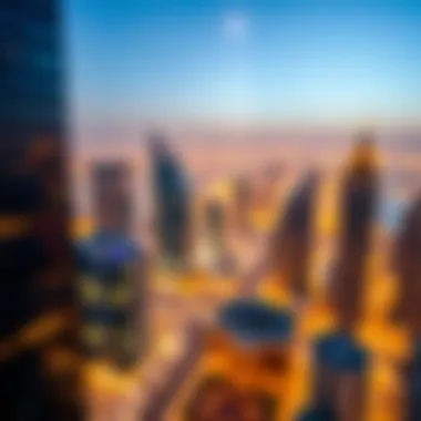 Breathtaking Cityscape from Al Firdous Building Panoramic cityscape view from Al Firdous Building demonstrating its prime location