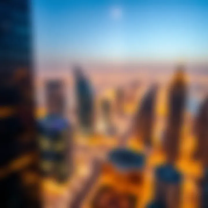 Breathtaking Cityscape from Al Firdous Building Panoramic cityscape view from Al Firdous Building demonstrating its prime location