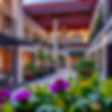 Community Spaces Enhancing Life at Al Firdous Building Vibrant community spaces around Al Firdous Building enhancing resident lifestyle