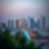 Stunning skyline of Al Marabiya showcasing modern architecture