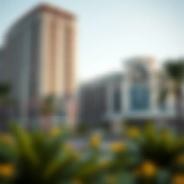 Modern Residential Development Near Al Nahda Station A modern residential building near Al Nahda Station illustrating urban development