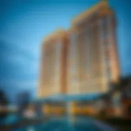 Stunning view of Al Nahda Towers showcasing its architectural design