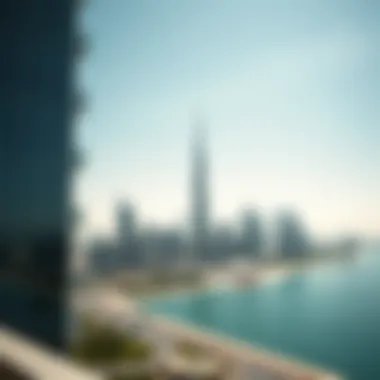 Panoramic skyline featuring Al Saada Building in Dubai