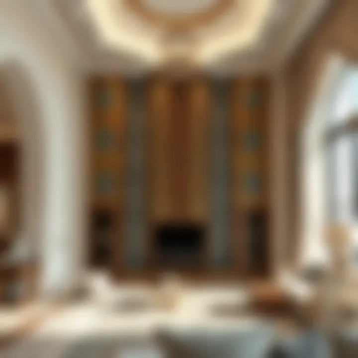 Interior design showcasing the elegance of Al Saada Building