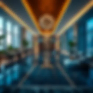 Luxurious Amenities in Al Salam Tower Interior amenities of Al Salam Tower showcasing luxury