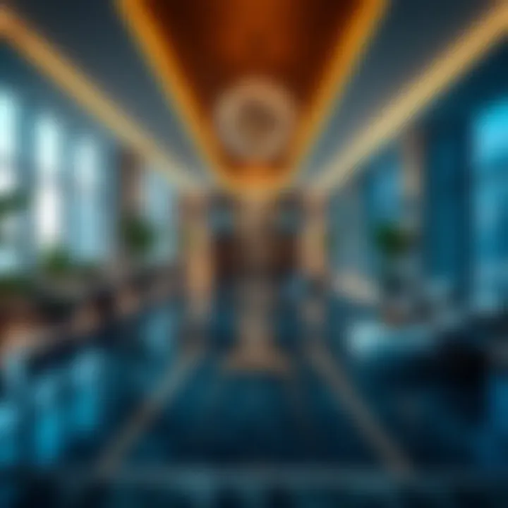 Luxurious Amenities in Al Salam Tower Interior amenities of Al Salam Tower showcasing luxury