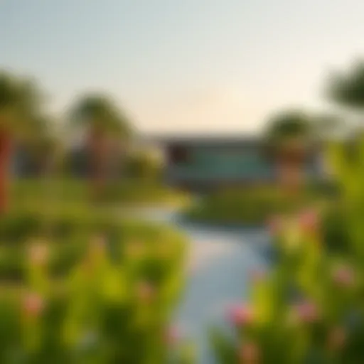 Scenic view of Al Twar Park with lush greenery