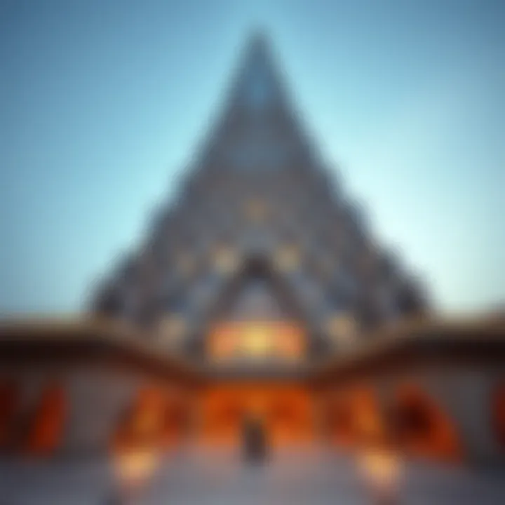 Architectural details of Al Wifaq Tower