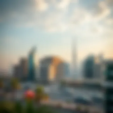 Skyline View of قرية جبل علي Stunning skyline view of قرية جبل علي showcasing modern architecture