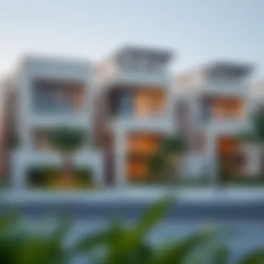 Stunning exterior view of Arenco Villas showcasing modern architectural design