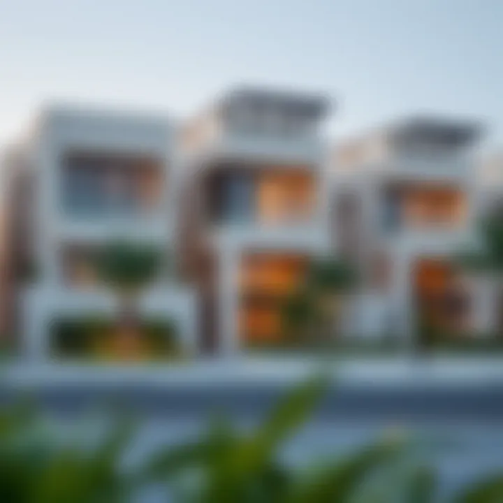 Stunning exterior view of Arenco Villas showcasing modern architectural design