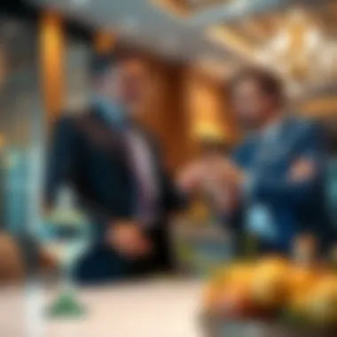 Real estate agent providing consultation to a client