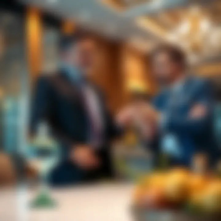 Real estate agent providing consultation to a client