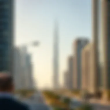 Skyline of Dubai showcasing modern real estate development