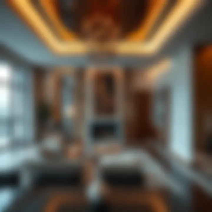 Luxurious interiors of a residence in Azizi Feirouz