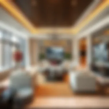 Luxurious interior of a property in Barari Views, emphasizing elegant design