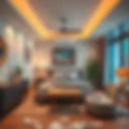 Cozy bed space interior near Al Quoz Mall