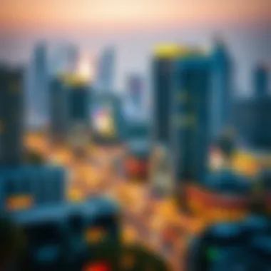 Investment opportunities highlighted on a cityscape background