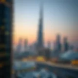Stunning skyline view featuring Burj Mohammed Bin Rashid