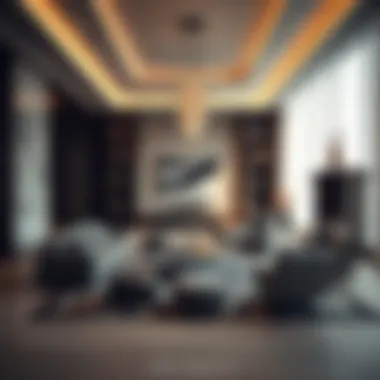 Interior design showcasing luxury features within برج شهر واحد