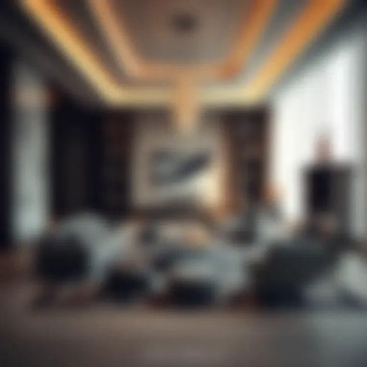 Interior design showcasing luxury features within برج شهر واحد