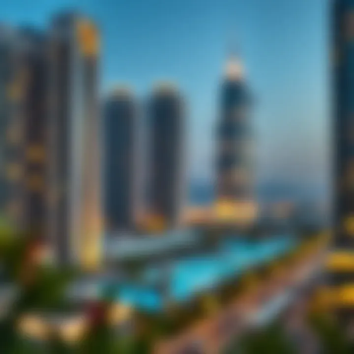 Market analysis graph depicting investment trends related to برج شهر واحد