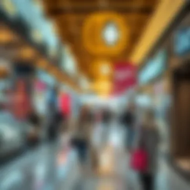 Shoppers enjoying a vibrant shopping experience at Carrefour Deerfields