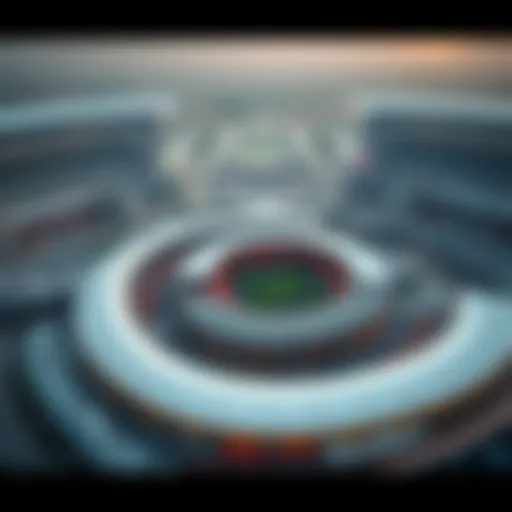 Aerial View of Carrefour Sports City Aerial view of Carrefour Sports City showcasing its expansive layout