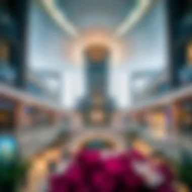 Architectural Marvel of Central Mall A stunning view of the Central Mall's modern architecture