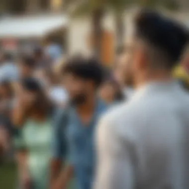 Community Engagement: The Heart of Outdoor Sessions Vibrant outdoor community event with diverse participants