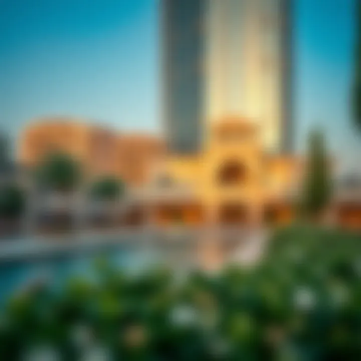 Surrounding amenities around the Citadel Tower.