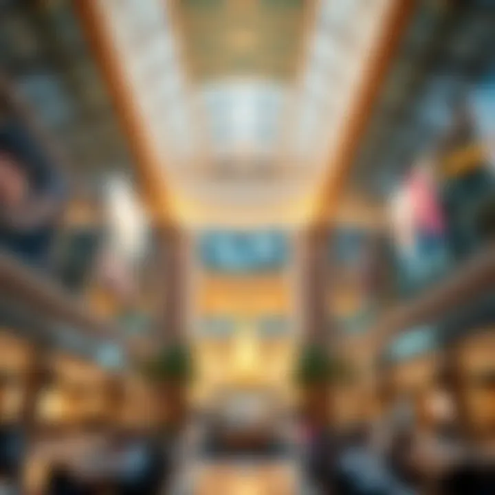 Architectural Grandeur of Dubai Mall A breathtaking view of the Dubai Mall showcasing its architectural grandeur