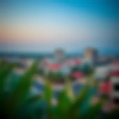 Scenic view of Dubai neighborhood