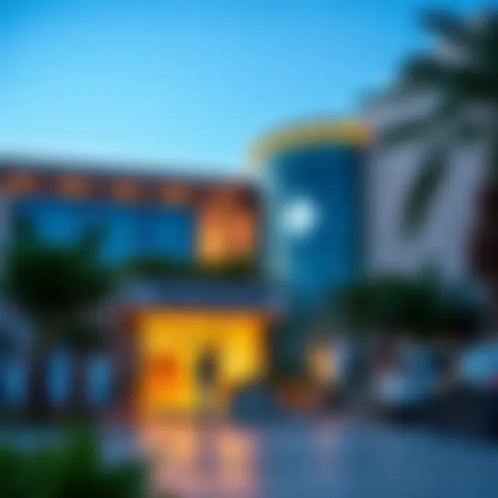 A healthcare facility in Dubai highlighting medical services