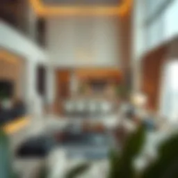 Luxurious apartment in Dubai showcasing modern living spaces