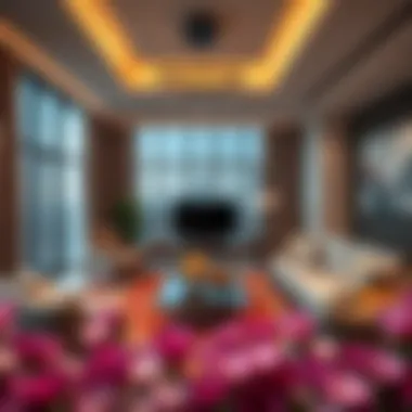 Interior Design of Creek Residence Luxurious interior design of a Creek Residence apartment
