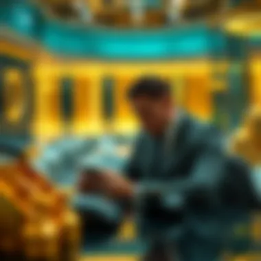 Investors Analyzing Gold Market Trends Investors analyzing gold market trends