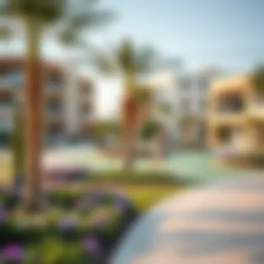Community Park in Damac Hills Beautifully designed community park in Damac Hills with recreational facilities