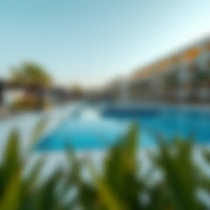 Amenities at Damac Lincoln Park including pools and recreational spaces