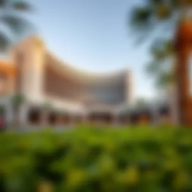 Exterior View of Doubletree by Hilton Al Barsha Exterior view of Doubletree by Hilton Al Barsha showcasing modern architecture