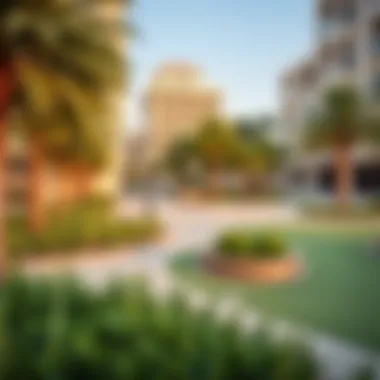 Integration of Green Spaces Green spaces integrated into urban design