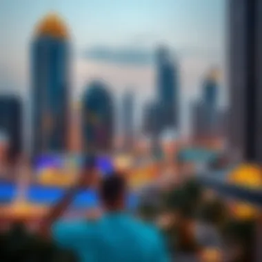 Stunning skyline view of Dubai showcasing modern architecture