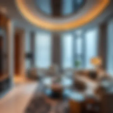 Luxury Apartment Interior at Eden Fort Interior of a luxury apartment in Eden Fort highlighting elegant design