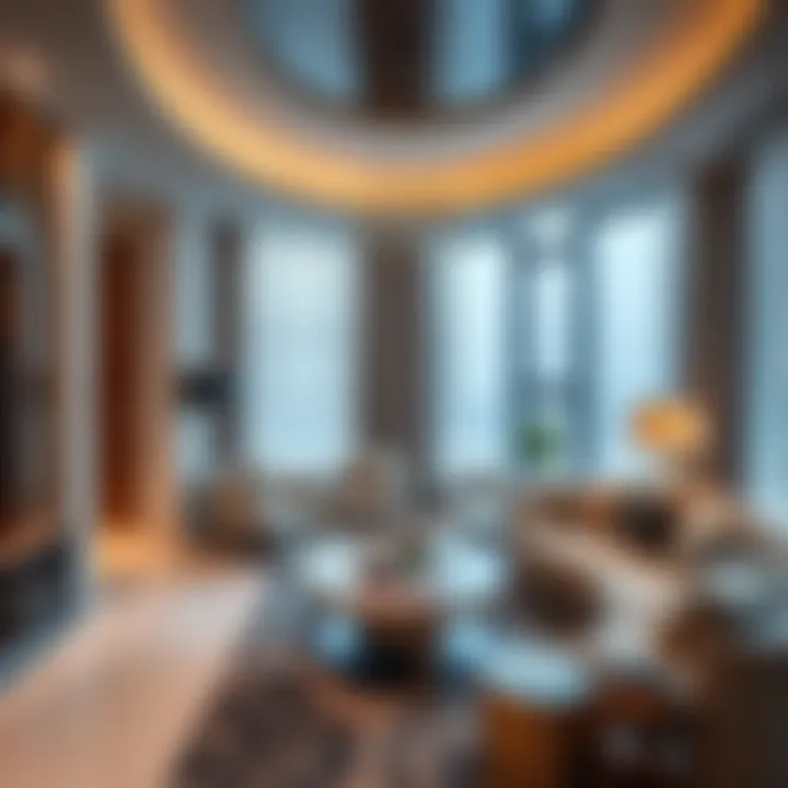 Luxury Apartment Interior at Eden Fort Interior of a luxury apartment in Eden Fort highlighting elegant design