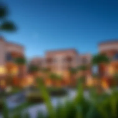 A vibrant community space designed by Emaar enhancing urban living