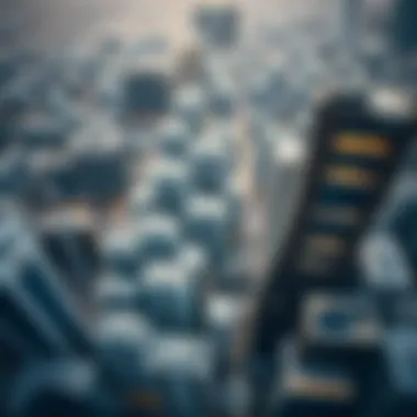 An aerial perspective of a bustling Emaar development site